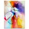 Designart Creative Flower In Multiple Colors Wall Clock